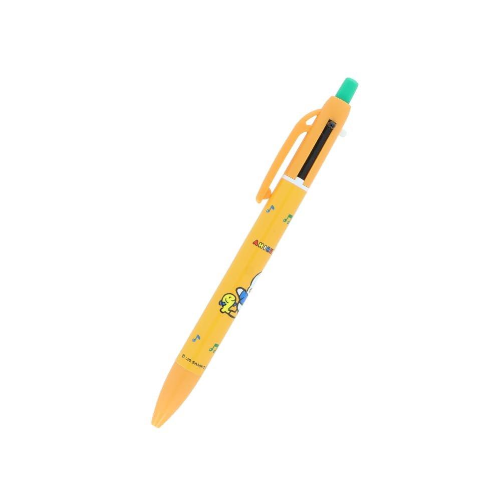 Sun-Star Stationery Ahiru no Pekkle Multi-Function Pen Black/Red & 0.5mm Mechanical Pencil S4660498