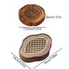 Walnut Wood Bearing Wood Tea Tray Water Storage Detachable Dry Brewing Tea Table Drainage Hollow Out Teapot Drain Plate