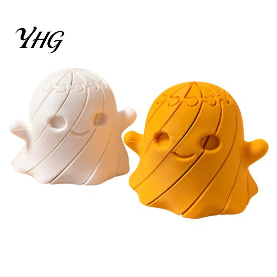 Desktop Ornament for Halloween 3D Printed Ghost Fidget Toy, Flexible Slippery Sensory Toy Kids Adults, Desk Decorations Stress Relief Figurine