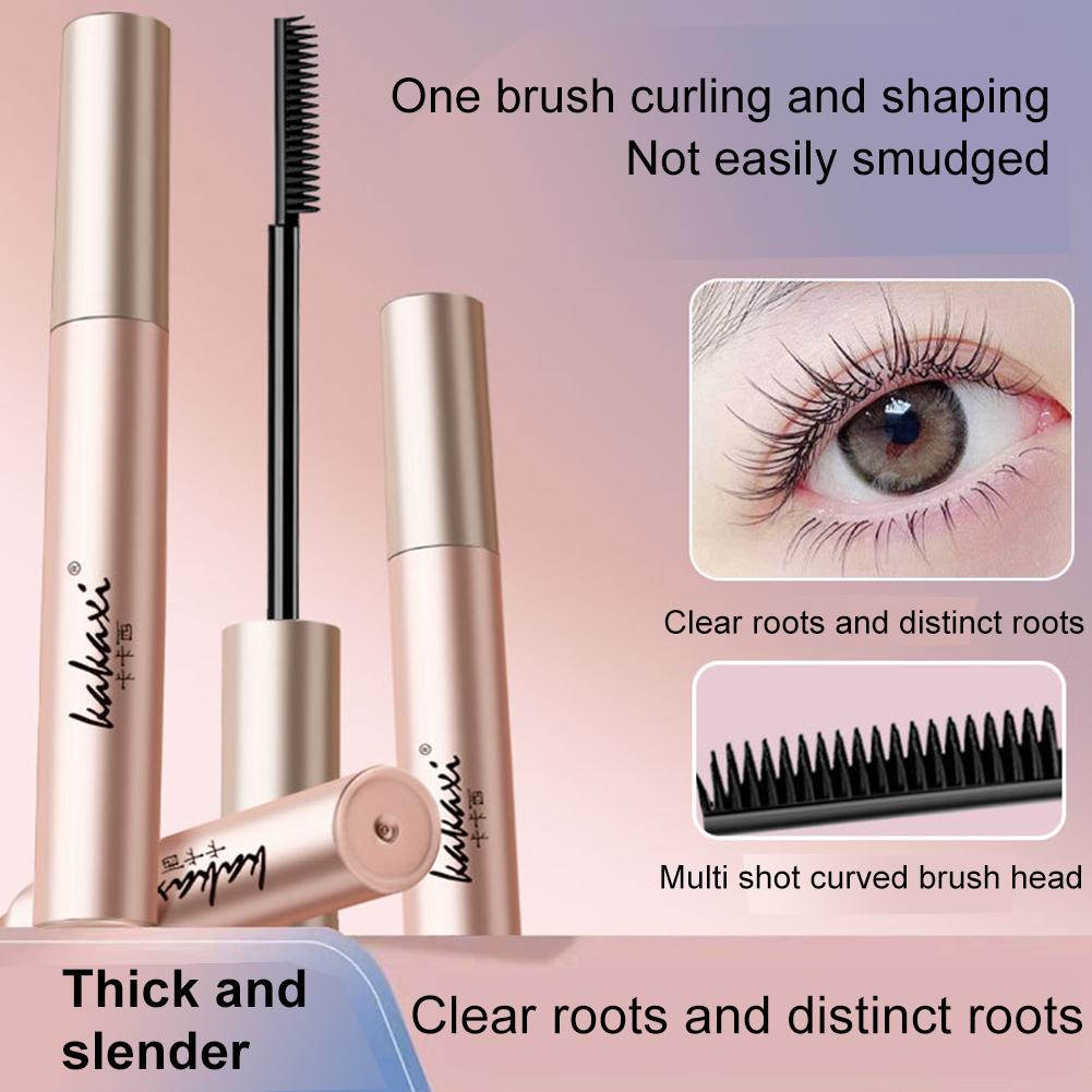 Thickening Lengthening Mascara Curling Defining Waterproof Makeup Primer Eyelash Sweatproof B9V2