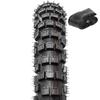 PaoWin 1-Piece Set, 2.50-10 Tire, 33J TT, 2.50-10 Motorcycle Tire + 2.50/2.75-10 Tube, Thick Wall, TR4 Valve, for Motorcycles/Off-Road Bikes, P-259