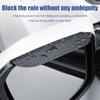 2Pcs Carbon Fiber Car Rearview Mirror Rain Shield Eyebrow Flexible Car Rearview Mirror Rain Shield Protector Eyebrow Rain Cover