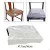 Children Dining Chair Cover Transparent Thicken with Adjustable Belt Strap