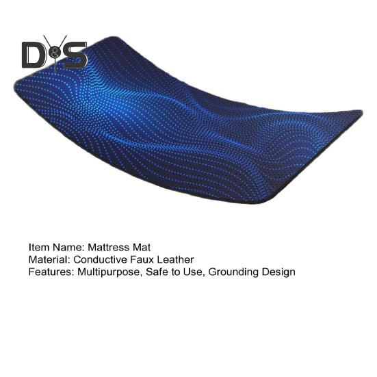 Заземляющий коврик с заземляющим шнуром Заземляющая подкладка на кровати Заземляющая терапевтическая токопроводящая простыня для улучшения сна Снижения беспокойства Облегчения боли