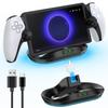 Charging Stand for PS Portal PS5 Portal Remote Player Charging Dock Overcharging Prevention with LED Light Removable Adapter Easy Installation Space