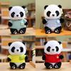 Adorable 25cm Cute Panda Plush Toy With Soft Short Fur Ideal For Kids Birthday Gifts