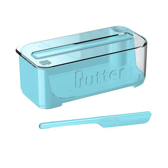 Небьющаяся масленка с прозрачной крышкой Удобное хранение масла и легкая нарезка Кухонные принадлежности