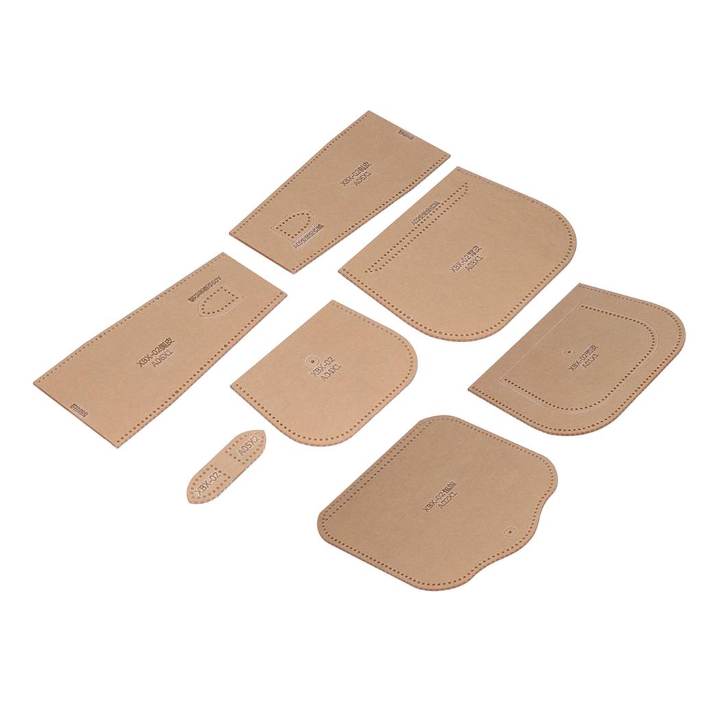 Acrylic Template Transparent Accurate Cutting Distance Leather Bag Stencil with Protective Layer for DIY Bag Gift