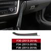 Углеродное волокно, автоцентр, второй пилот, панель, накладка, наклейка, внутренняя наклейка для BMW F30 F34 F36 2013-2018, автомобильные аксессуары