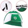 Зеленая нейлоновая складная сетка для гольфа, держатель для мячей, сумка для сбора, тренировочный аксессуар