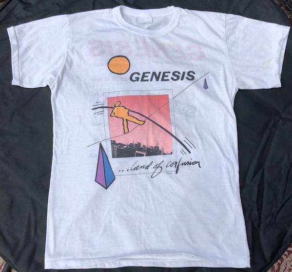 Vintage 1986 Genesis Tour T-Shirt Land of Confusion IL589 Unisex T-Shirt