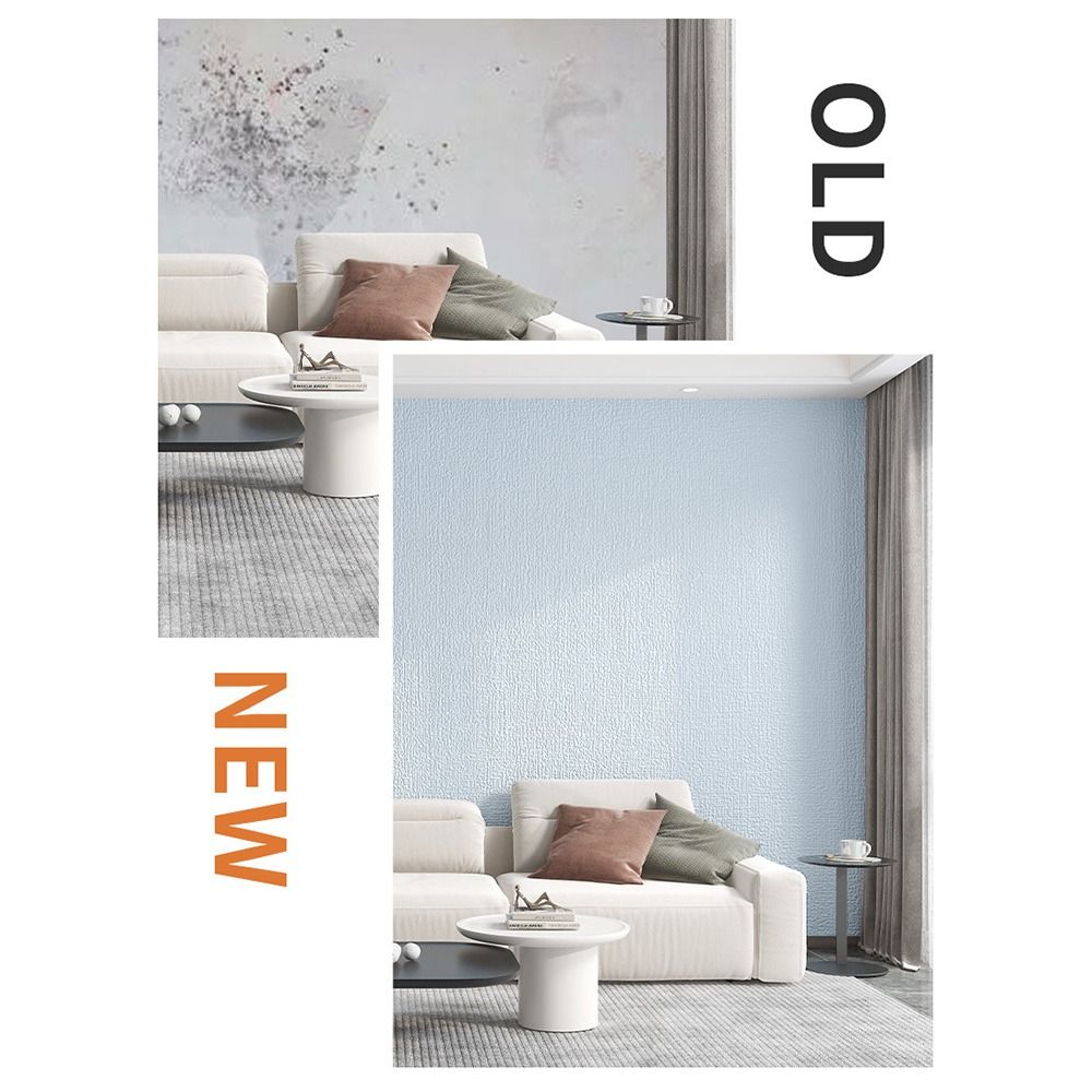 50x280cm Self Adhesive Wallpaper Waterproof Wall Covering Durable Wall Paper Rental Renovation