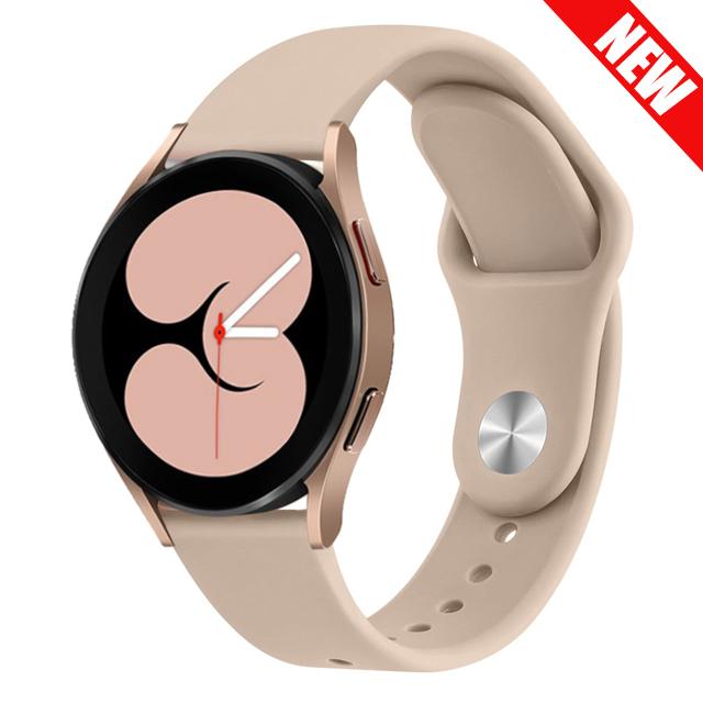 20 мм/22 мм ремешок Для Samsung Galaxy watch 7/6/5 Pro/4/classic/3/Gear S3 Силиконовый браслет correa Huawei watch GT 4/2e/pro/3 ремешок