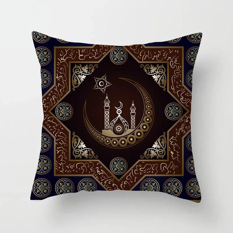 2024 Ид Мубарак украшения дома наволочки исламские украшения Рамадана мечеть мусульманские наволочки подарок
