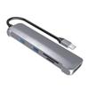Многопортовые USB-C адаптеры 4K HDTV выход 5 Гбит/с передача данных Встроенные зарядные устройства Дизайн Plug and Play