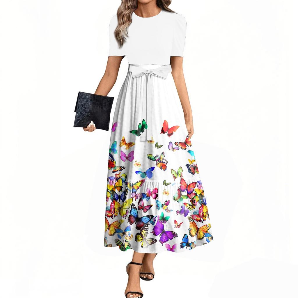 Женское летнее платье свободного покроя для пляжного отдыха, повседневное платье-жилет с глубоким V-образным вырезом, элегантное платье-рубашка