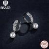BISAER Женские серьги из 925 стерлингового серебра оригинального дизайна