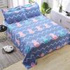 Cartoon Flannel Bed Sheet - Double or Single Size, Perfect for Dorms, In Stock