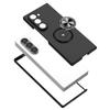 Ultra Thin Matte Hard PC Folding Phone Case for Samsung Galaxy Z Fold 7 6 5 4 3 360 Rotating Ring Holder Cover