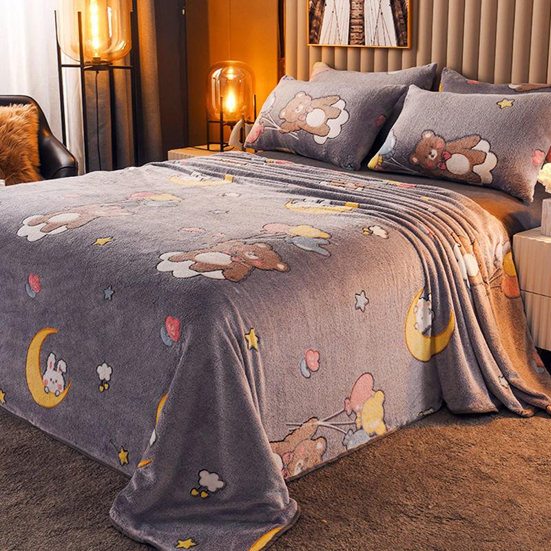 Одеяло из кораллового флиса на осень-зиму, теплая портативная простыня, покрывало для сна, одеяла для детей, домашний текстиль