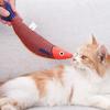 Форма рыбы кошачья мята кошки игрушка мягкая устойчивая к укусам котенок плюшевые игрушки снятие стресса интерактивные игровые принадлежности для домашних кошек в помещении