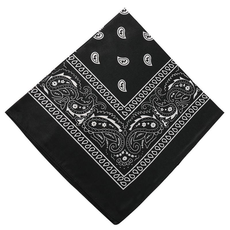 Hip Hop Women Bandana Scarf Girls Kids Punk Square Bandanas Headwear Fashion Bohemian Head Scarf Headbands Hair Accessories 2025