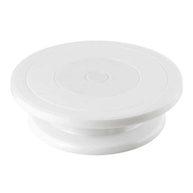 Пластиковый поворотный стол для торта, вращающийся противоскользящий круглый стенд для украшения торта, вращающийся стол для торта, кухонная сковорода, инструмент для выпечки