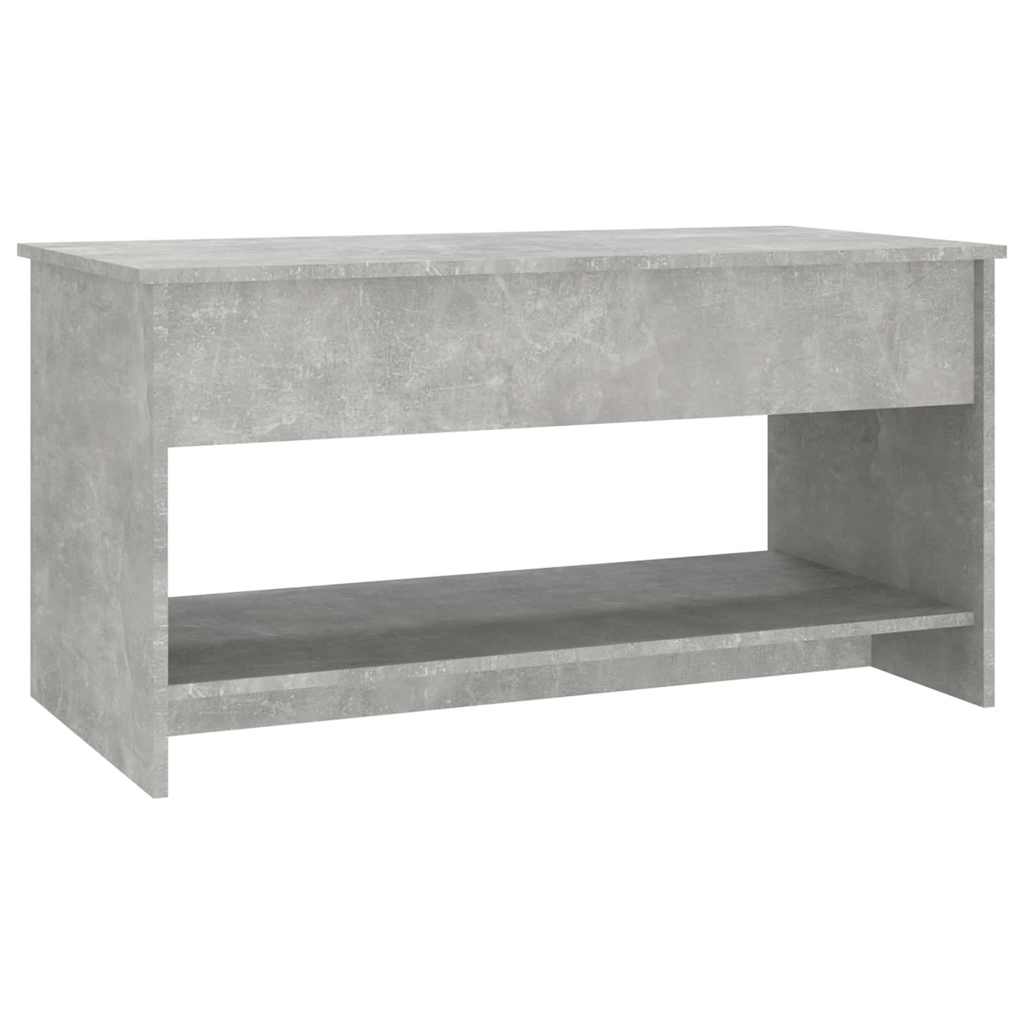 Vidaxl Stolik Kawowy, Szarość Betonu, 102X50X52,5 Cm