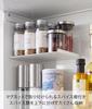 Yamazaki Jitsugyo открытая передняя скрытая стойка для приправ, белая, W38 xx, башня, большая емкость, рядом с плитой, кухонная стойка, защита от грязи, 2009