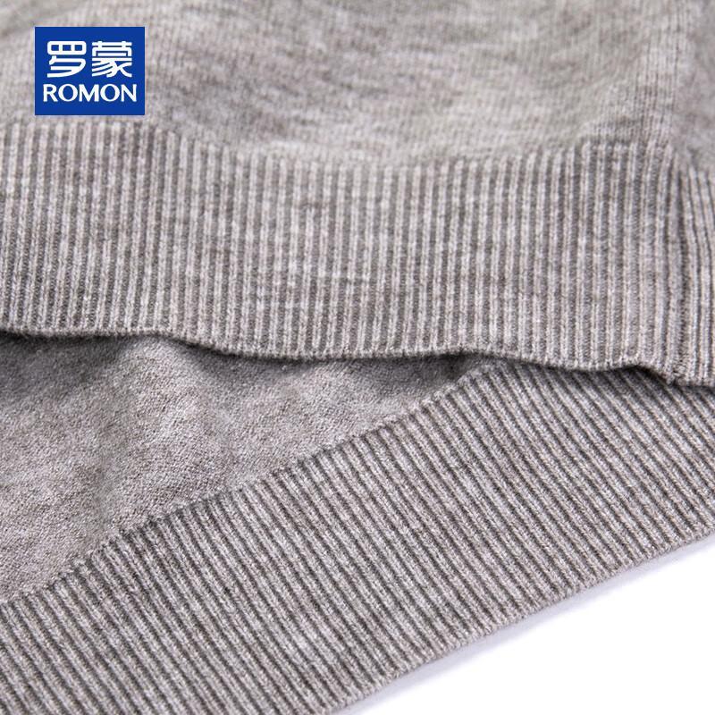 ROMON Мужской вязаный жилет с V-образным вырезом в стиле business casual