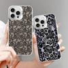 Чехол для телефона в кружевном стиле для крутой девушки, для iPhone 17 16 15 14 13 Pro 12 11 Pro Max PLUS, цветная задняя крышка