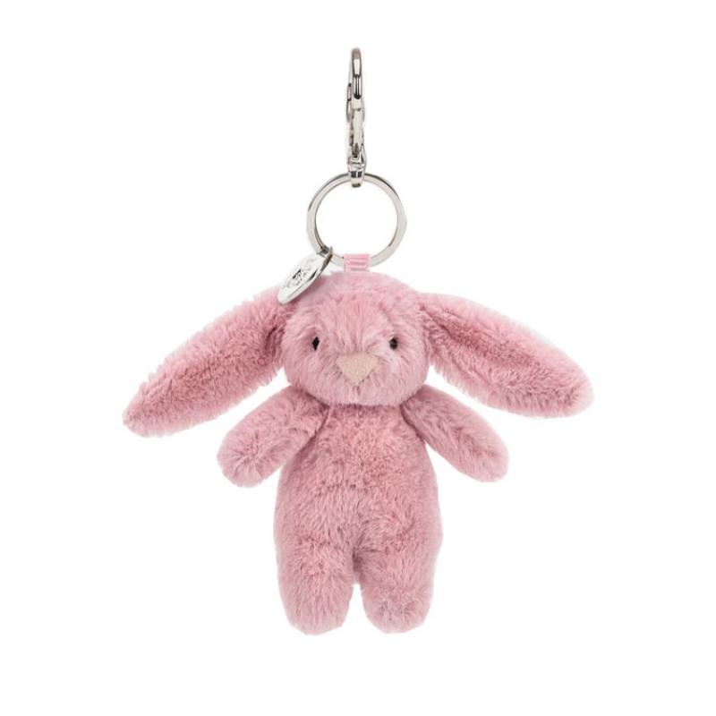 Jellycat Серия Зайчик Бонни Кукла Плюшевый Подвеска Розовый Тюльпан Застенчивый 8 см Высота