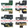 Плата зарядки для Xiaomi Redmi 5 Plus Note 5A Prime Порт зарядки USB-разъем Шлейф PCB Запасные части