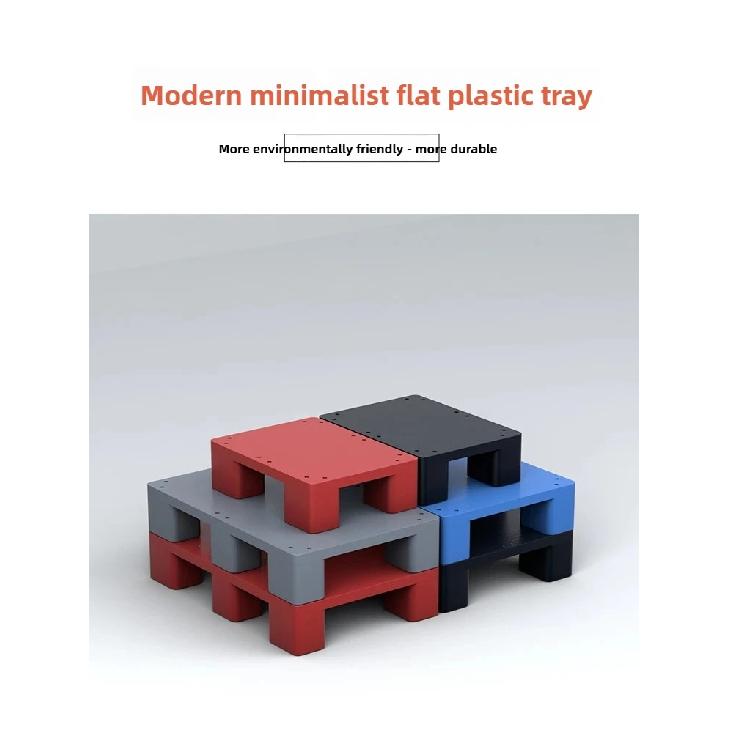 Heavy Duty Plastic Pallets Moisture-Proof Furniture Cups Non-Slip Supermarket Display Platforms Goods Forklift Loading Boards