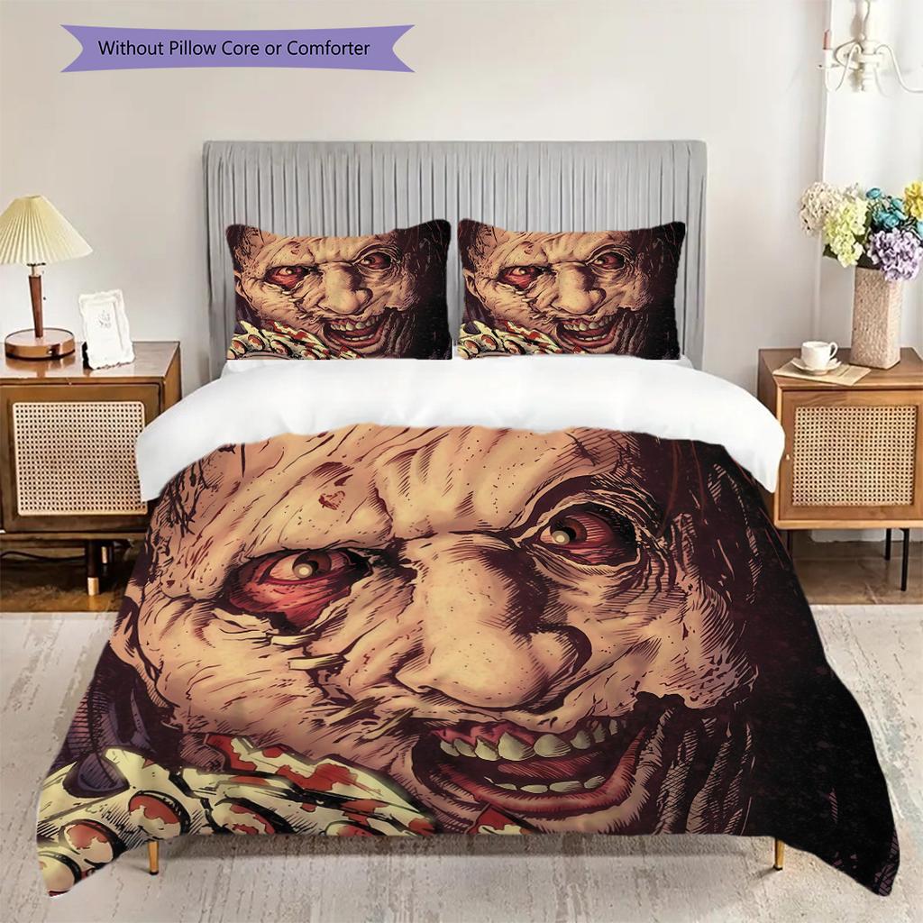 Texas Chainsaw Massacre Original Horror Bedding 1 Duvet Cover 2 Pillowcase Without Core Christmas Birthday Gift Soft And Comfortable