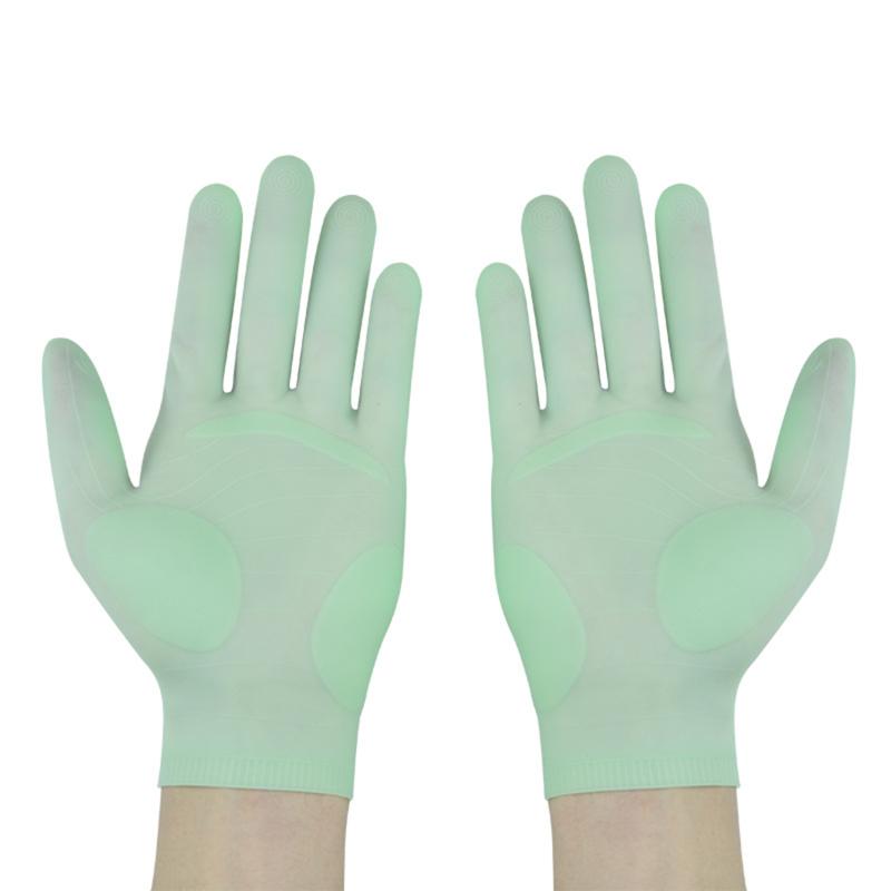 1Pairs Reusable Cleaning Gloves Soft Silicone High Temperature Resistance Waterproof Oil Resistant Elastic Gloves