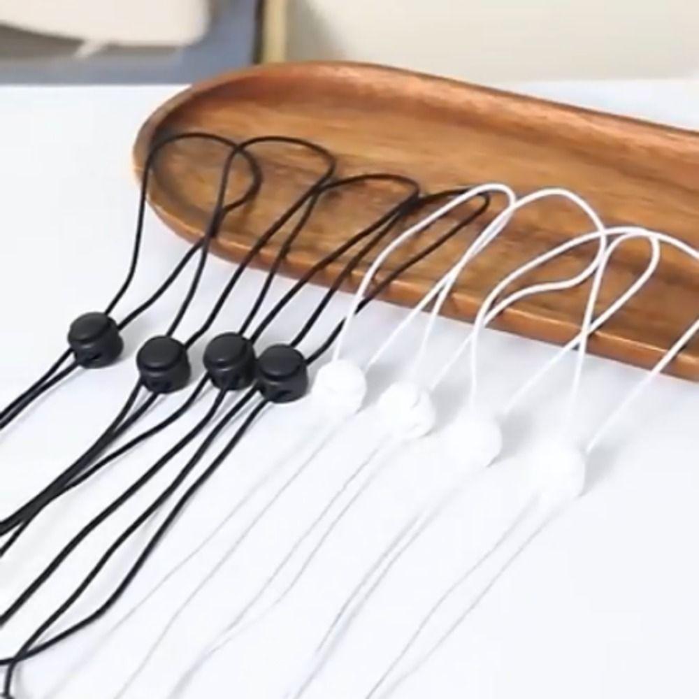 20pcs Solid Elastic Removable Chin Strap Clip Cord Fasteners Hat Retainer Hat Chin Strap