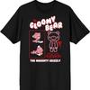 Gloomy Bear Непослушный Гризли Аниме Юниорская Черная Футболка с Графическим Принтом Короткий Рукав Топы Футболки Хлопок Принт Футболки