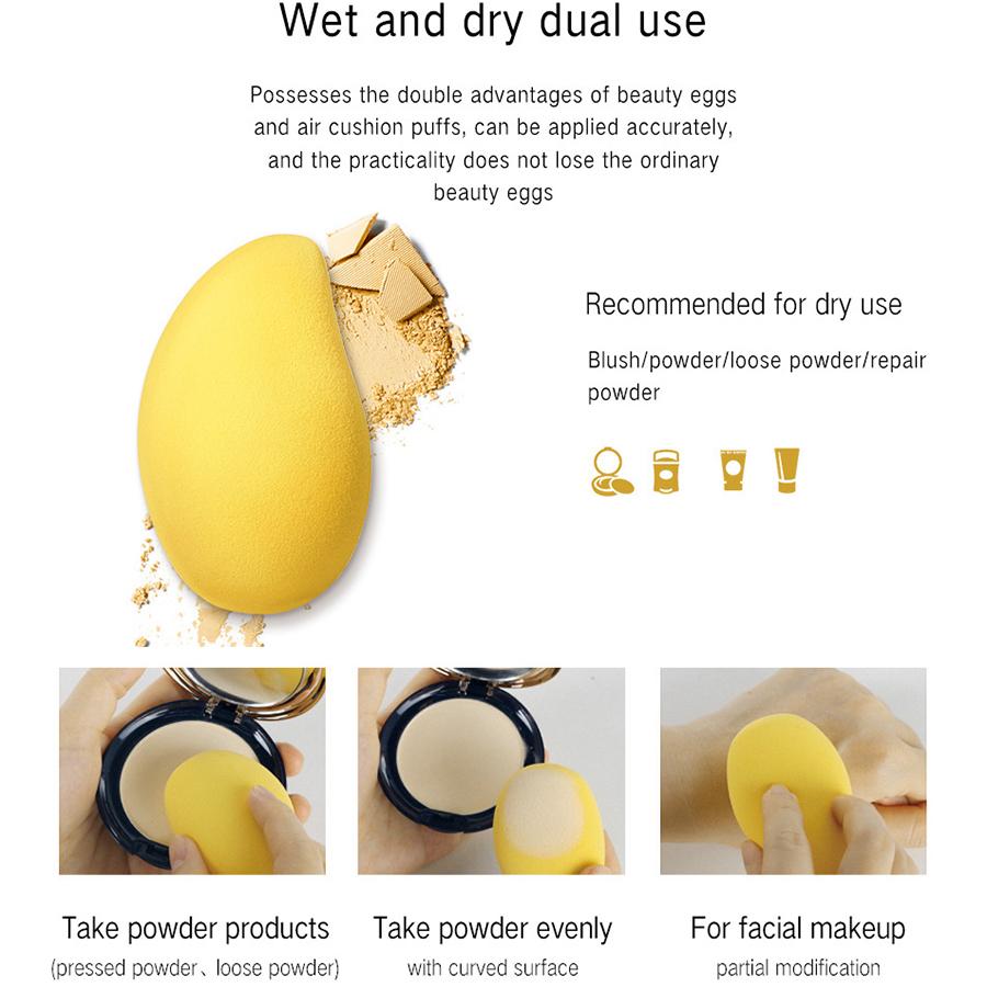 IBCCCNDC Маленький набор яиц для макияжа Mango Beauty Egg, губка для макияжа, яйцо