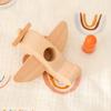 Detachable Aircraft Beech Figures Wooden Aircraft Montessori Toys  Baby Gifts