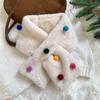 Christmas Scarf Scarf Winter Warm New Velvet Thickened Warm Fluffy Scarf Scarf
