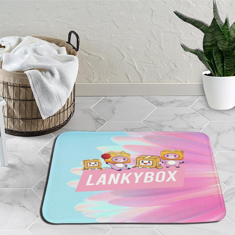 Lankybox Boxy Foxy Rocky мультяшный ковер для спальни, коврик для украшения, аниме, уличный ковер, нескользящий ковер, подарок на день рождения