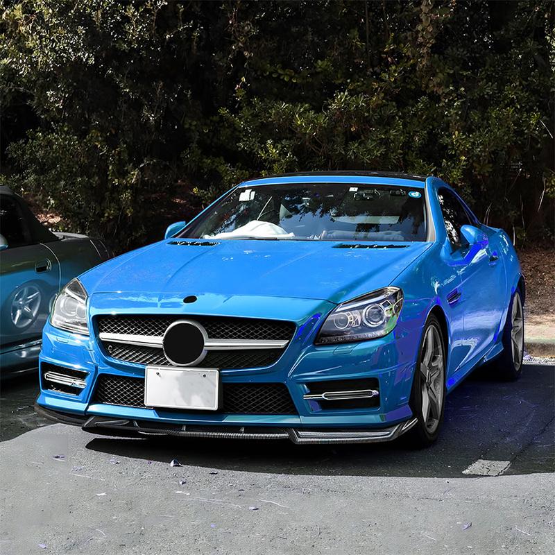 For 2011 2012 2013 2014 2015 Mercedes Benz SLK R172 AMG Line Car Front Bumper Lip Spoiler Splitter Trim Accessories