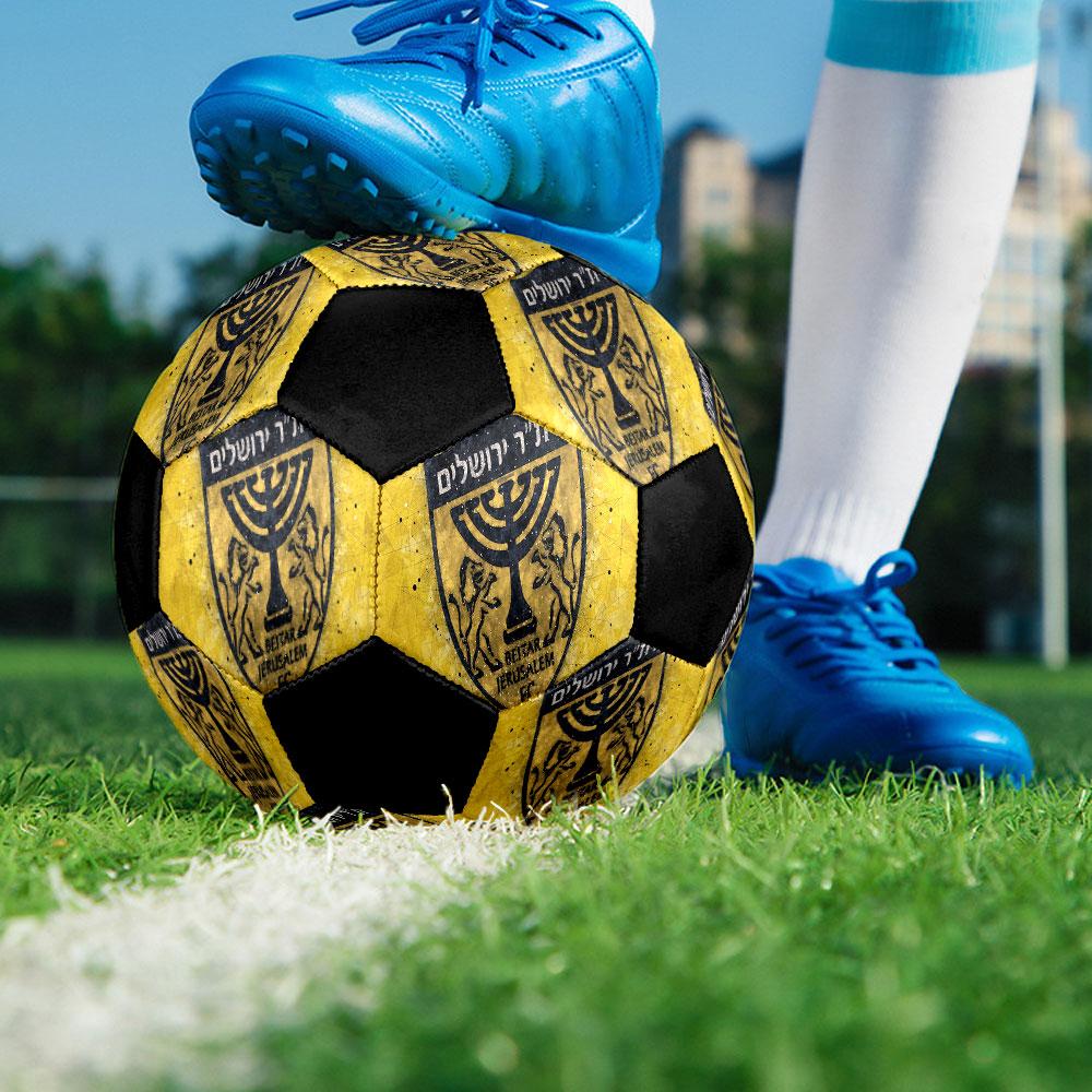 1pc Beitar Jerusalem Soccer Ball Size 5 Indoor Soccer Ball Fashion Colorful Backyard Game - Great For Sports Fans Gift HE23