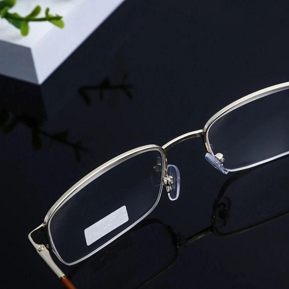 Eye Protection Square Eyeglasses Metal Hyperopia Glasses Elegant Presbyopic Eyewear Men Women