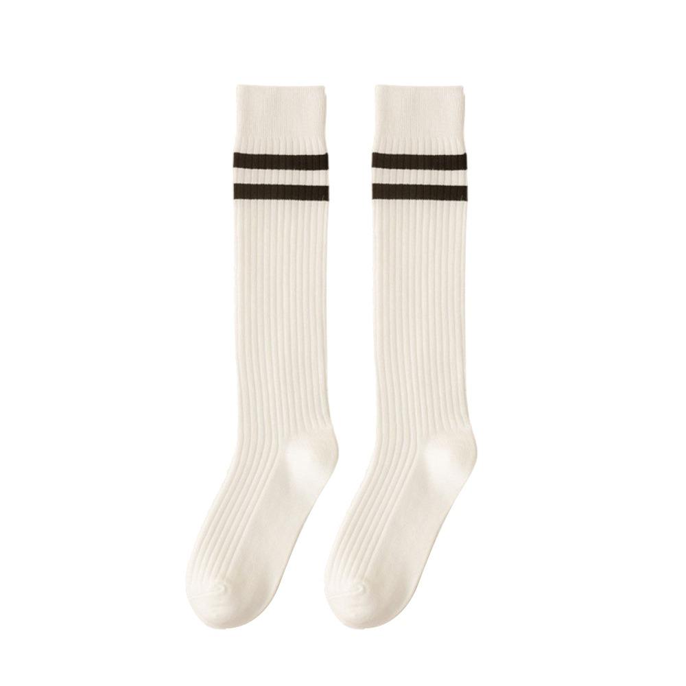 Knitted Cotton Socks Solid Color Stockings New Fashion Women Socks