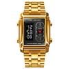 SKMEI 1868 Мужские светодиодные цифровые часы Спортивные часы Мужские Relogio Masculino Relojes Нержавеющая сталь Водонепроницаемые наручные часы