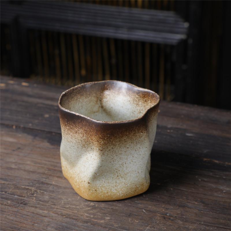 Special-Shaped Creative Ceramic Cup Supply Household Cup Kiln Change Water Cup High Value Coffee Cup