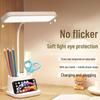 Rechargeable LED Desk & Bedside Lamp: Eye Protection, Dual-Use for Dorm/Study, Night Light, Brightness Adjustable