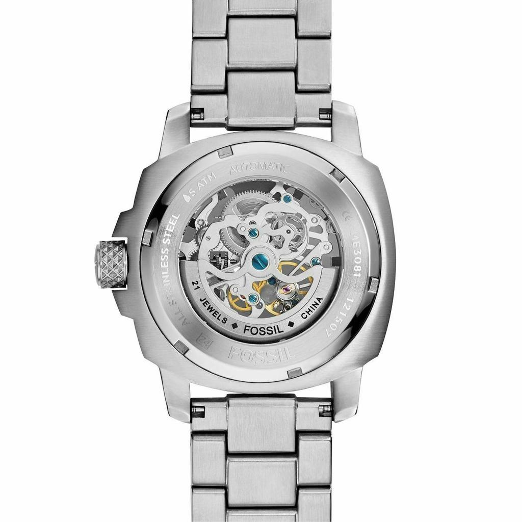 Fossil ME3081 Современные автоматические мужские часы из нержавеющей стали